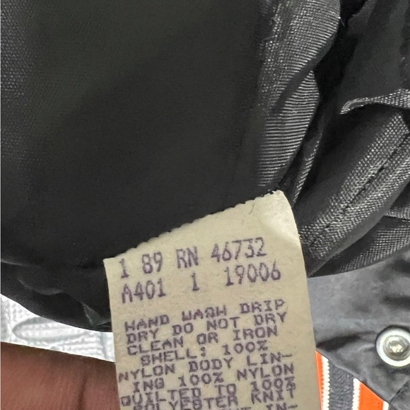 NWOT Vintage 80s Chalkline Spell Out Jacket MLB Baltimore Orioles - Picture 8 of 9